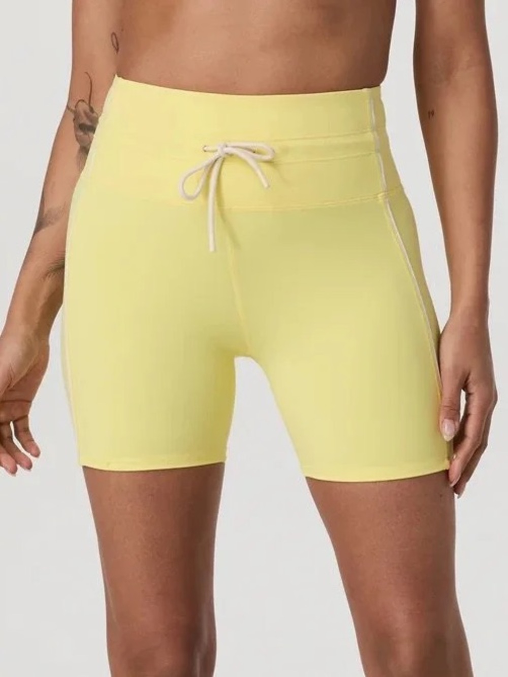 Vuori Yellow Daily Piped 5” Shorts